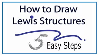 How to Draw Lewis Structures Five Easy Steps [upl. by Sjoberg]