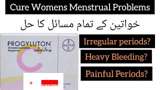 How can cure irregular periods  Progyluton tablet  Females Menstrual Problems Cure [upl. by Rosalind]