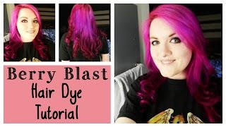 Berry Blast Hair Dye Tutorial ¦ The Corner of Craft [upl. by Motch]