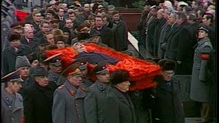 HD Soviet Leader Leonid Brezhnev Funeral Похороны Брежнева [upl. by Feingold]