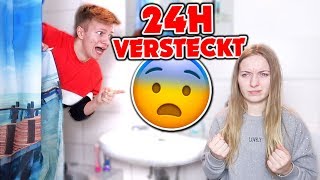 Ich VERSTECKE mich 24H in Chrissis WOHNUNG 😰 [upl. by Mckay]