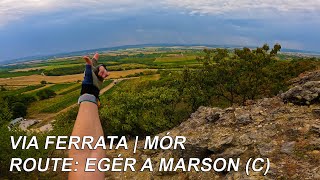 Via Ferrata  Mór  Route Egér A Marson C [upl. by Assyn]