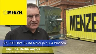 Elektromotor XXL mit 7900 kW und 5500 Volt [upl. by Osicran]