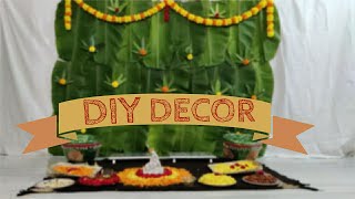 DIY HOME DECOR  BHOGI PALLU FUNCTION  IN TELUGU  BHOGI  SANKRANTHI  ANDHRAPRADESH [upl. by Haididej]