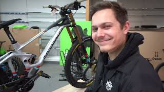 Mountainbike Mondraker SUMMUM CARBON RR MX 2022 Downhill Fully Review [upl. by Waers141]