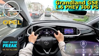 2024 Opel Grandland GSE 300 PS CITY POV DRIVE with Fuel Consumption [upl. by Lancey]