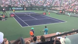 Nadal Vs Zverev  BNP Paribas Open 2016  Best Point and Time Violation for Zverev [upl. by Margret23]