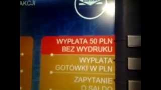 Instrukcja wypłaty euro z bankomatu Euronetu [upl. by Heintz]