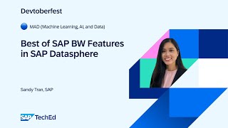 🔵 Best of SAP BW Features in SAP Datasphere [upl. by Marlie]