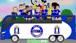 CHELSEA FC CHAMPIONS 2015 Mourinho TROLLS the LEAGUE cartoon premier league title 1415 [upl. by Assenal]