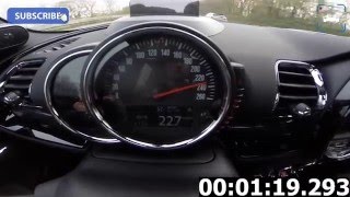 2016 Mini Clubman Cooper S FAST Acceleration 0237 kmh Beschleunigung Autobahn [upl. by Divod240]