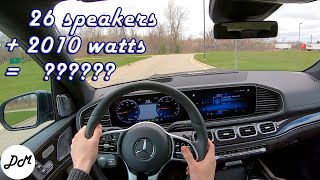 2020 MercedesBenz GLS580 – Burmester HighEnd 3D Sound System Demo [upl. by Nura535]