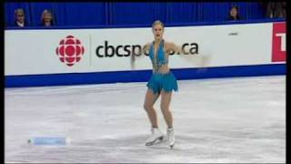 Joannie ROCHETTE FS Skate Canada 2009 [upl. by Ennaus]