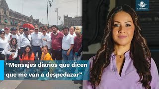 Por apoyar protesta contra la SCJN regidora de Veracruz denuncia amenazas de muerte [upl. by Aisatsanna]