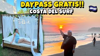 DAYPASS GRATIS Costa del Surf  Playa Las Flores El Salvador [upl. by Aurelea846]