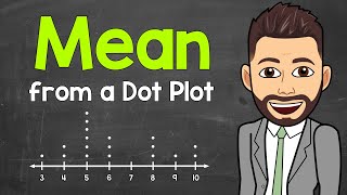 How to Find the Mean from a Dot Plot  Math with Mr J [upl. by Swetlana]