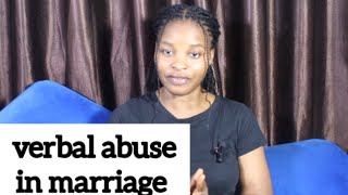 Verbal abuse in marriage [upl. by Verene295]