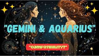 Unraveling Love in the Cosmos Gemini Man amp Aquarius Woman Compatibility [upl. by Omsoc809]