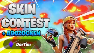 🏆SKIN CONTEST LIVE🏆Hype Custom Games Turnier  Abo zocken Fortnite Deutsch  DerTim [upl. by Ellessig147]