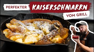 Kaiserschmarrn Rezept  Einfach und schnell vom Gasgrill  BBQ Madness [upl. by Yentruocal115]