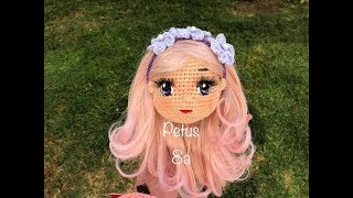 Como colocar pelo sintético a tu muñeca Petus amigurumis by petus [upl. by Olette394]