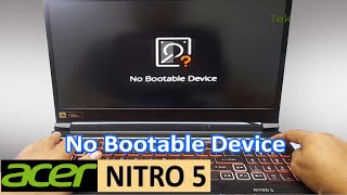 Acer Nitro 5 No bootable Device  How to fix Acer Laptop Boot Loop [upl. by Vanthe]