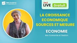 🔴 Rec  La croissance economique  Bac Eco amp Gestion [upl. by Nehtiek]