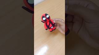 DEADPOOL making using Foam Clay clay clayart claycraft foamclay [upl. by Crawley]