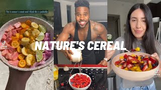 Viral Tiktok Natures Cereal Recipe  Tiktok Compilation [upl. by Iad579]