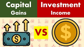 Differences Between Capital Gains and Investment Income [upl. by Einahpad114]