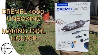 DREMEL 4000 4000465 EZ Unboxing And Review  Making Tool Holder [upl. by Marven]