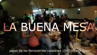 HALLOWEEN EN LA BUENA MESA BUFFET LIBRE BOLIVIANO BARCELONA [upl. by Llehcsreh168]