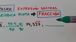 De Periódicas MIXTAS a FRACCIONES [upl. by Irrab]