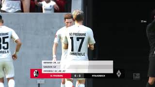 Freiburg vs Gladbach GW29 [upl. by Tneciv]