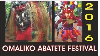 ONE OF THE MOST CELEBRATED AFRICAN FESTIVALS Omaliko Abatete festival is the greatest in Igbo land [upl. by Rasec647]