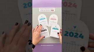 Calendário 2024 😍 diy tutorial façavocêmesmo [upl. by Natelson]