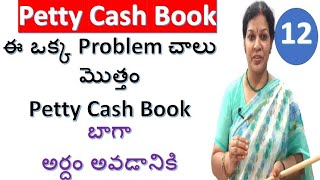 Petty cash book  Problem With Solution from Financial Accounting [upl. by Yditsahc]