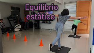 EQUILIBRIO ESTÁTICO Y DINÁMICO EDUCACIÓN FÍSICA 1° CICLO PRIMARIA [upl. by Brenan]