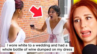 AITA for wearing white to a wedding  REACTION [upl. by Acinej]