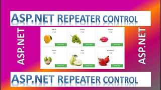 Repeater Control in AspNet  aspnet product page  repeater control in aspnet c with example [upl. by Conias]