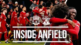 Inside Anfield BEST View of Youngsters FA Cup Win  Liverpool 30 Southampton [upl. by Aenet]