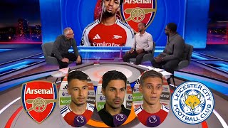 MOTD Arsenal vs Leicester 42 Win In The Last Minute  Mikel Arteta Trossard amp Martinelli Interview [upl. by Eveam475]