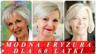 Modna fryzura dla 60 latki [upl. by Eihpos]