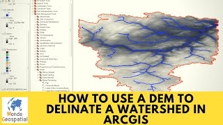 How to use a DEM to delineate a WatershedBasin in ArcGIS [upl. by Tnomad]