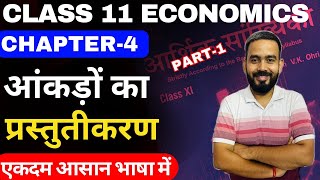 Class 11 Economics Chapter4 आंकड़ों का प्रस्तुतीकरण presentation of data  दंड आरेखवित्त आरेख [upl. by Janenna]