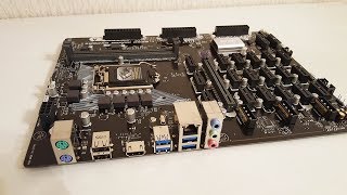 МАТЕРИНСКАЯ ПЛАТА НА 19 ВИДЕОКАРТ ASUS B250 MINING EXPERT ДЛЯ МАЙНИНГА [upl. by Jacquelin]