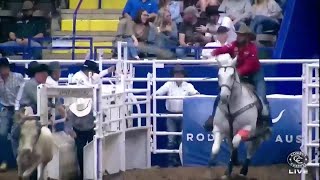 Athens roper wins 15000 at Austin rodeo [upl. by Dosia]