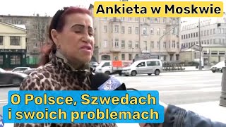 Ankieta uliczna w Moskwie Rosjanie o Polsce Putinie i swoich problemach Sonda uliczna Rosja [upl. by Eseerehs656]