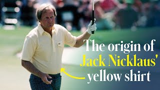 Jack Nicklaus shares the origin story of his iconic 1986 Masters yellow shirt [upl. by Lleval]