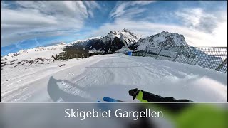 Gargellen  Montafon  Skifahren auf 2000m [upl. by Lindi]